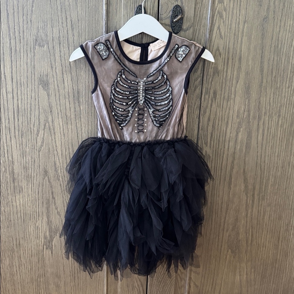 Tutu Du Monde Bebe Halloween Skeleton Dress - Gently Used